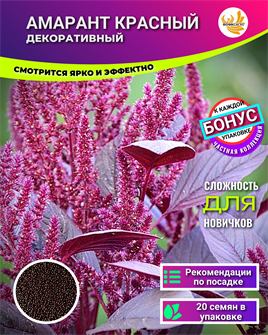 {{photo.Alt || photo.Description || 'Амарант Красный Декоративный семена 20шт + Бонус + Рекомендации по посеву БЕСПЛАТНО'}}