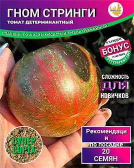 {{photo.Alt || photo.Description || 'Томат Гном Стринги семена 20 шт + Бонус + Рекомендации по посеву БЕСПЛАТНО!'}}