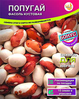 {{photo.Alt || photo.Description || 'Фасоль Попугай семена 10 шт + Бонус + Рекомендации по посеву БЕСПЛАТНО!'}}